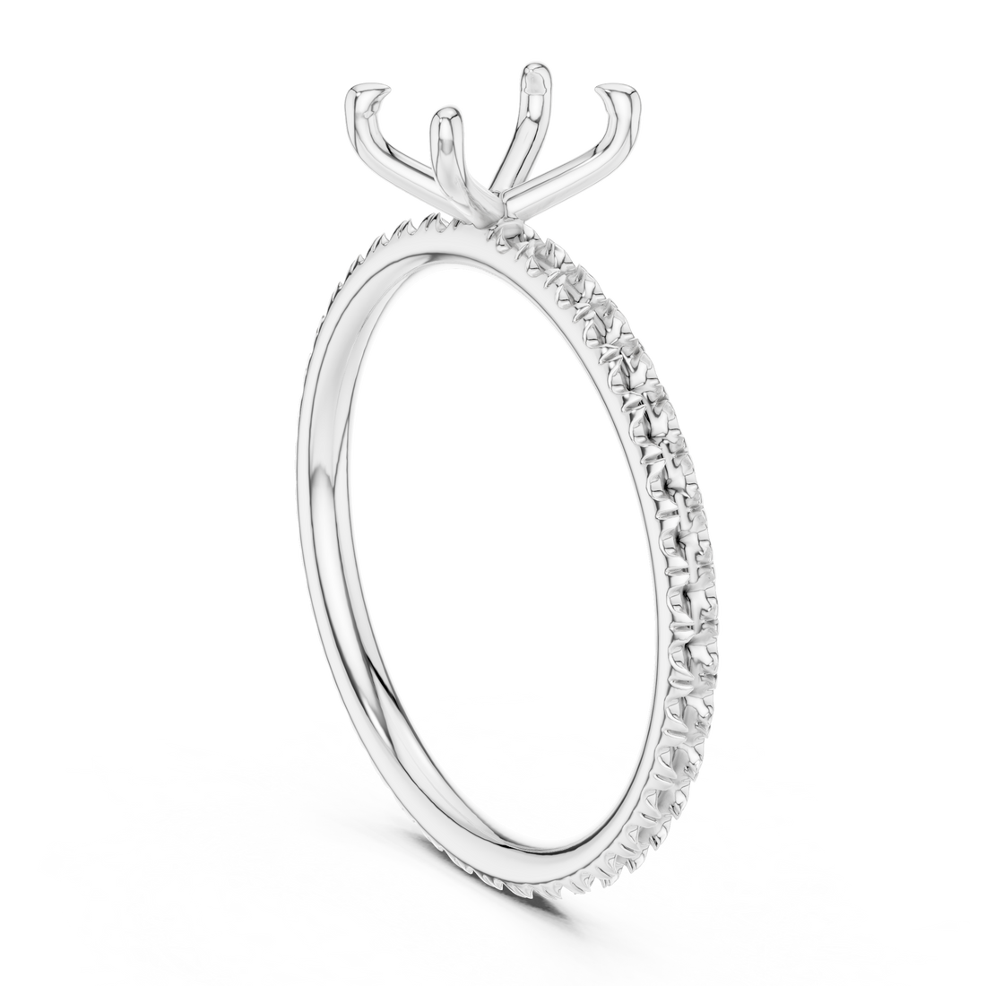 15 OV - Solitaire Oval Ring - White Gold