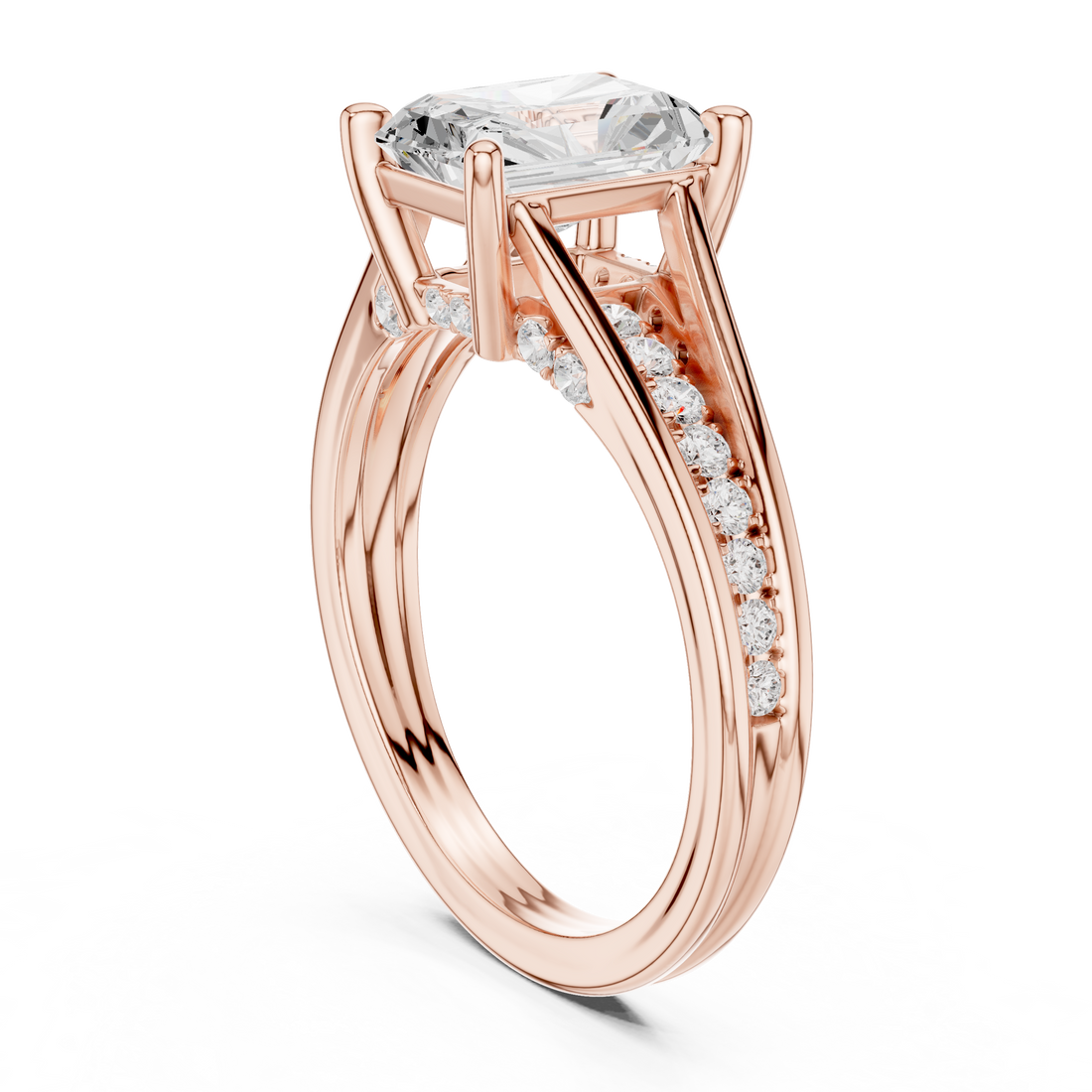 Fashion Ring - Radiant | DDLR-253 - R00844-RA - White Gold