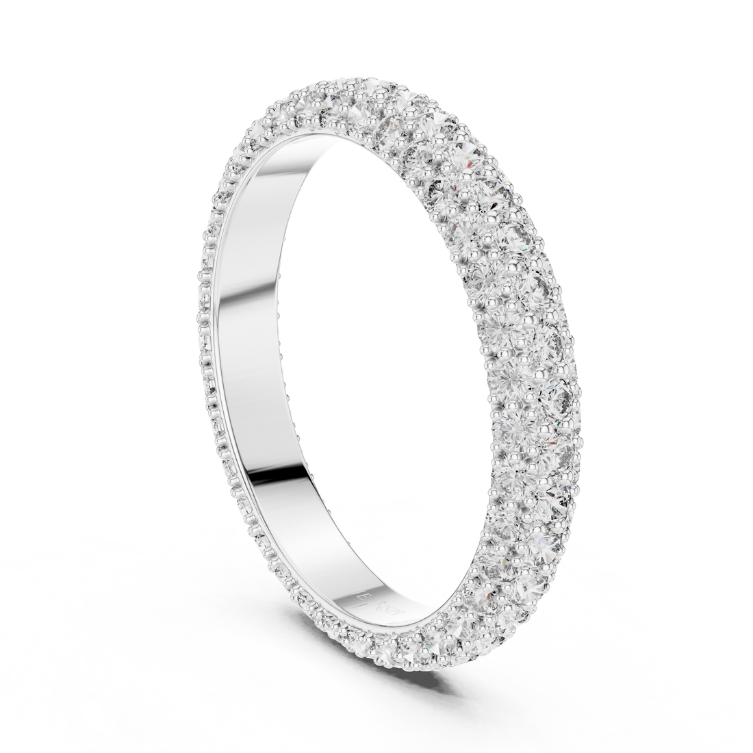 Eternity Ring - Round | DDLR-972 - White Gold