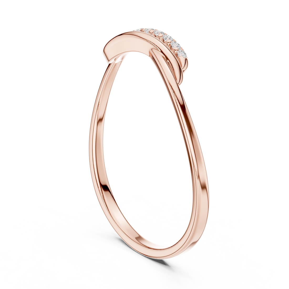 1 (138) - Bypass None Ring - White Gold