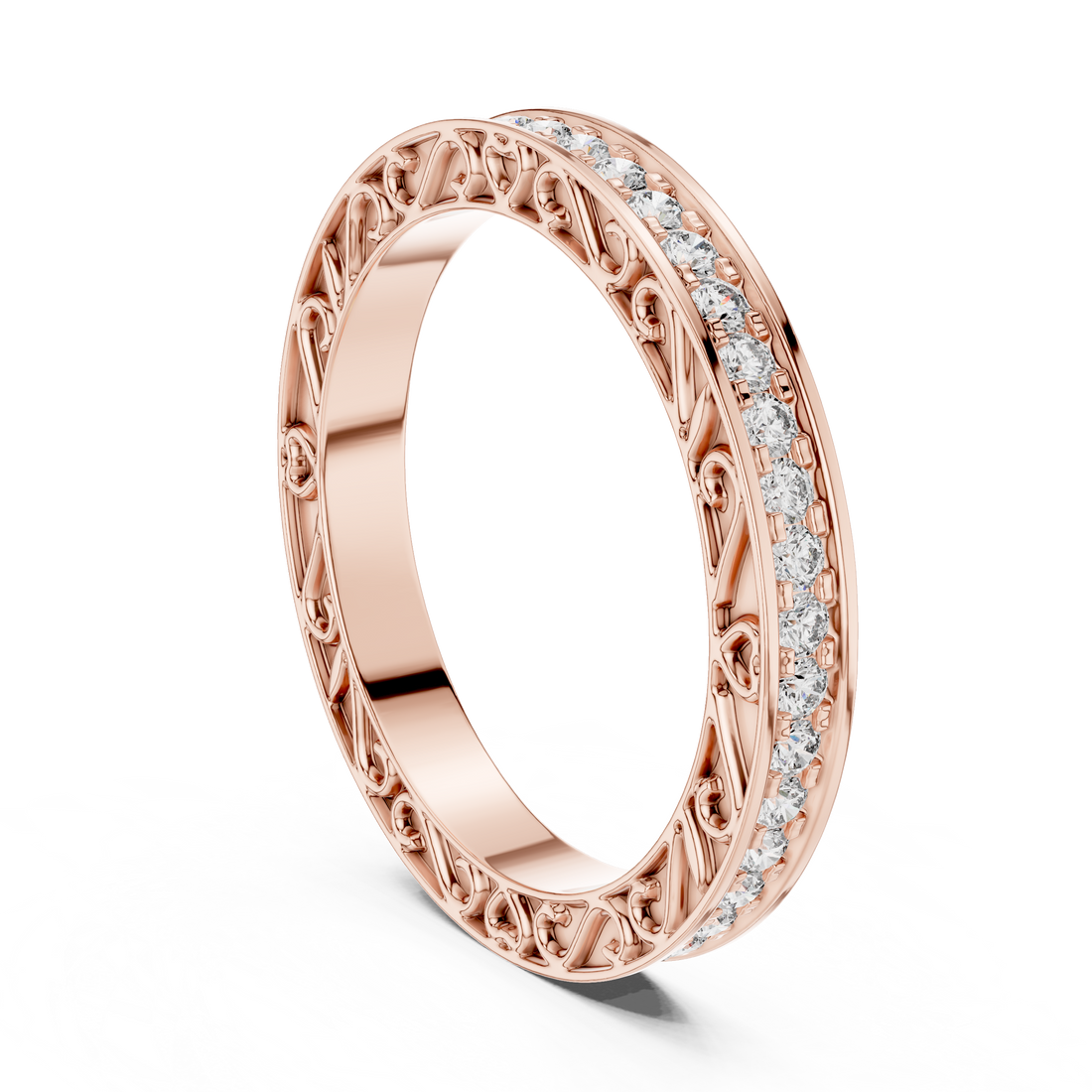 996 - Eternity Round Ring - White Gold