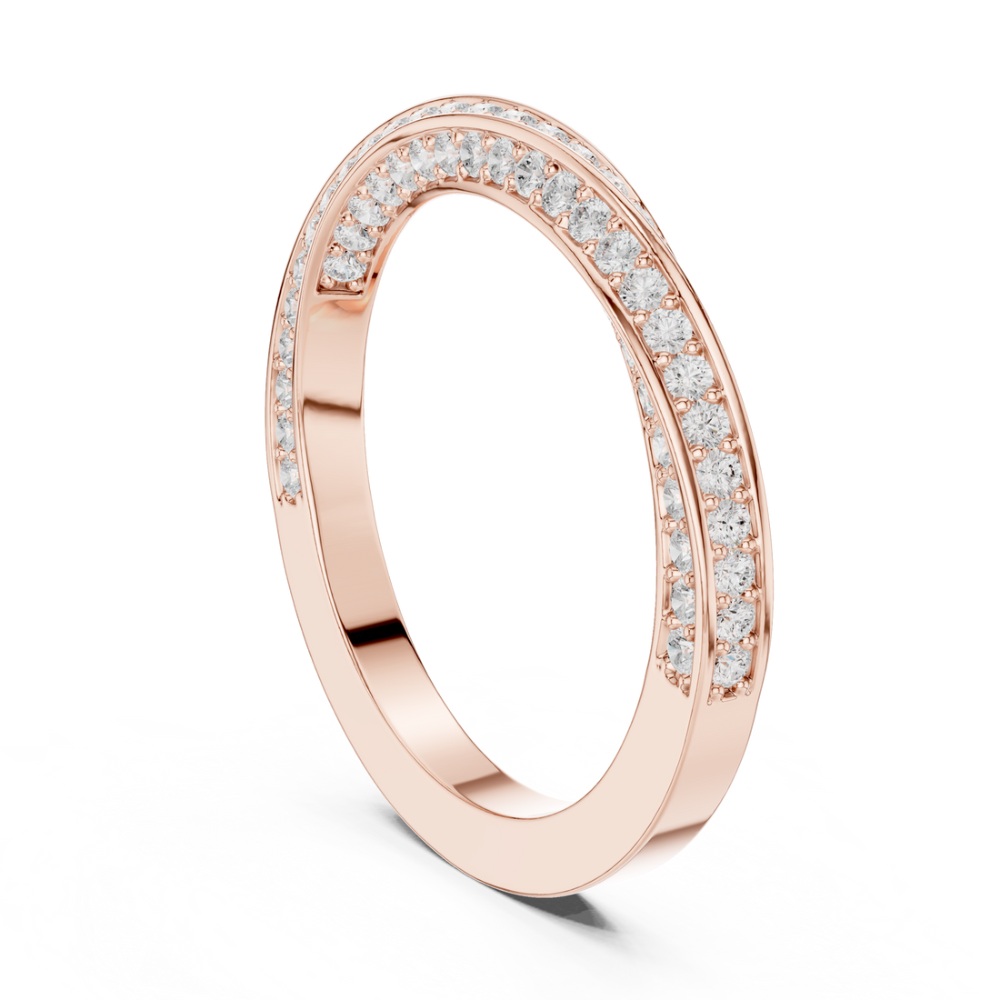 DDLR-377 - Eternity Round Ring - White Gold