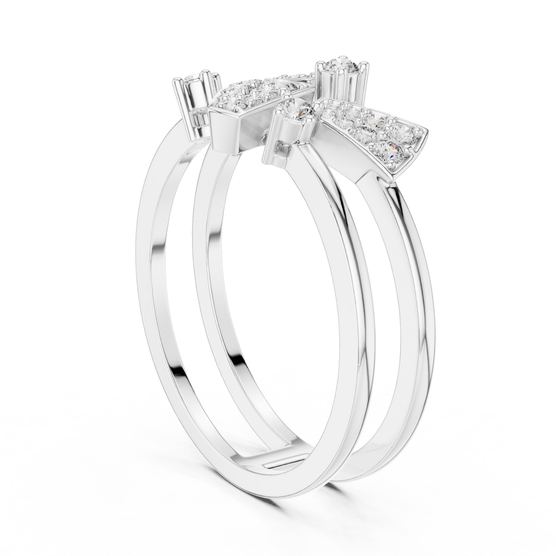 LR-01 (73) - Fashion Unknown Ring - White Gold