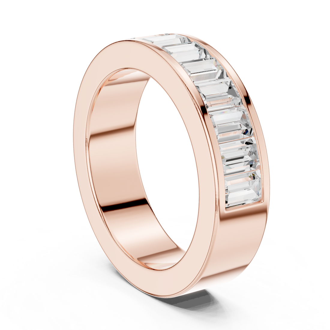 DDLR-381 - Eternity Emerald Ring - White Gold