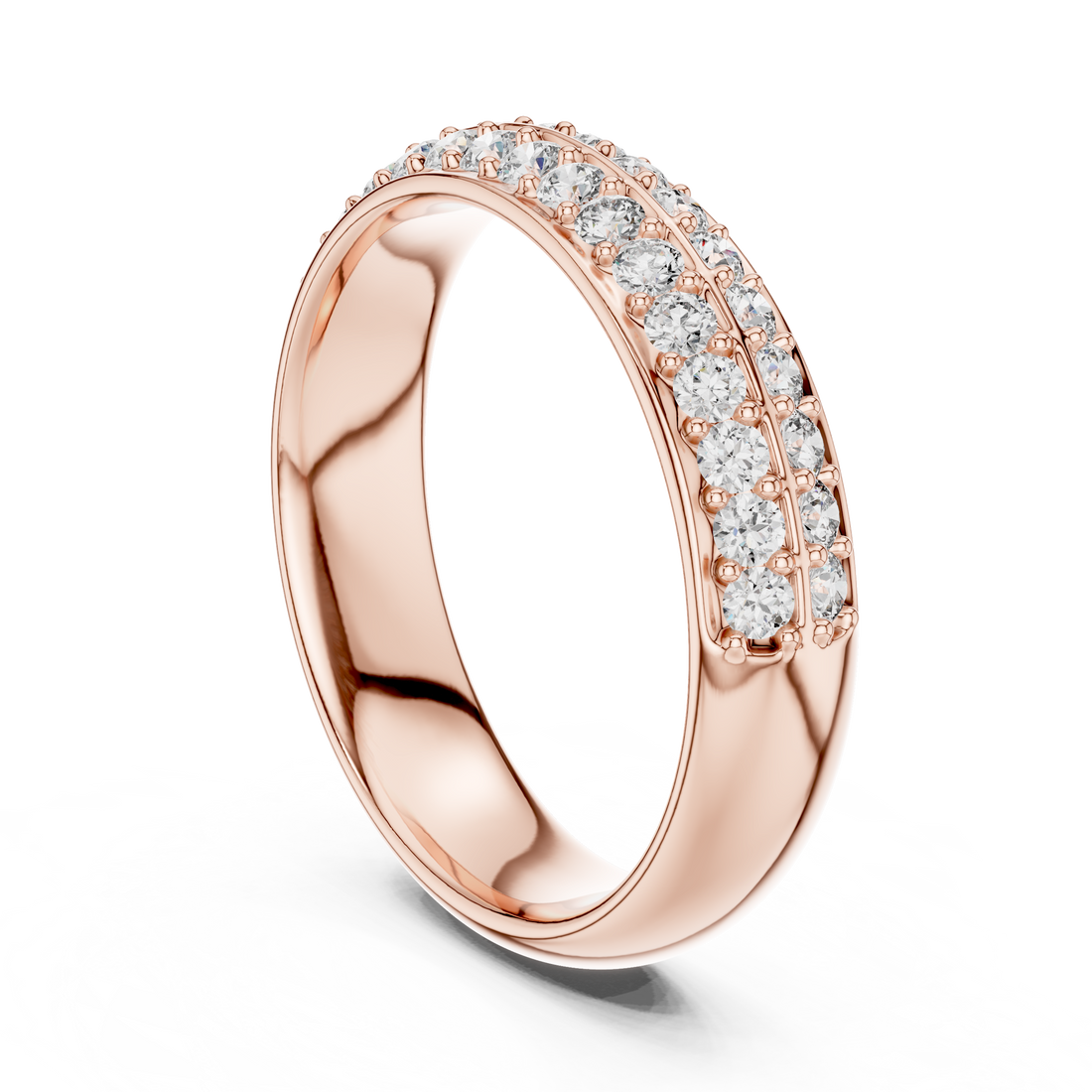 549 - Eternity Round Ring - White Gold