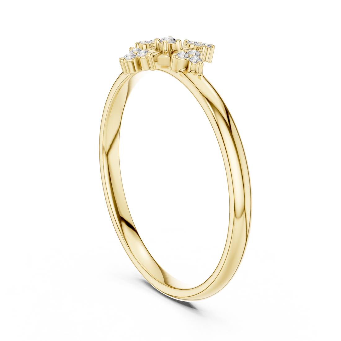 1 (271) - Fashion Round Ring - Rose Gold