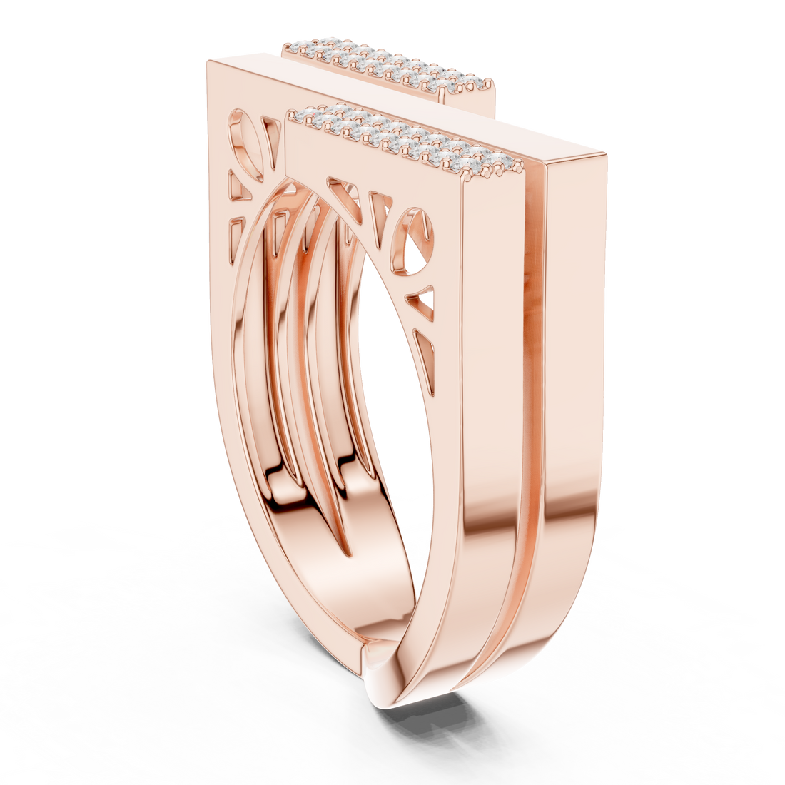 SBWR(32) - Fashion Round Ring - White Gold