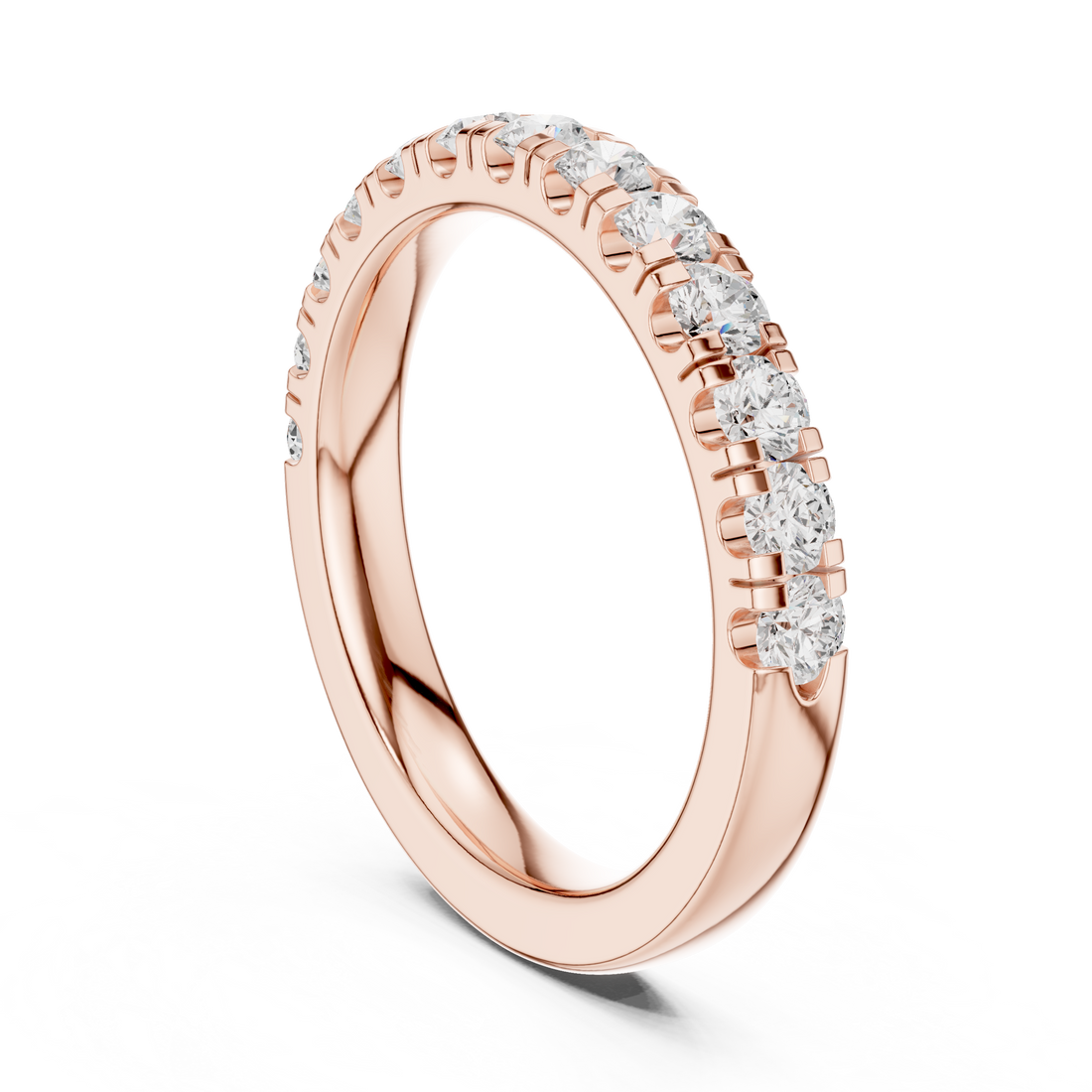 DDLR-597 - Eternity Round Ring - White Gold