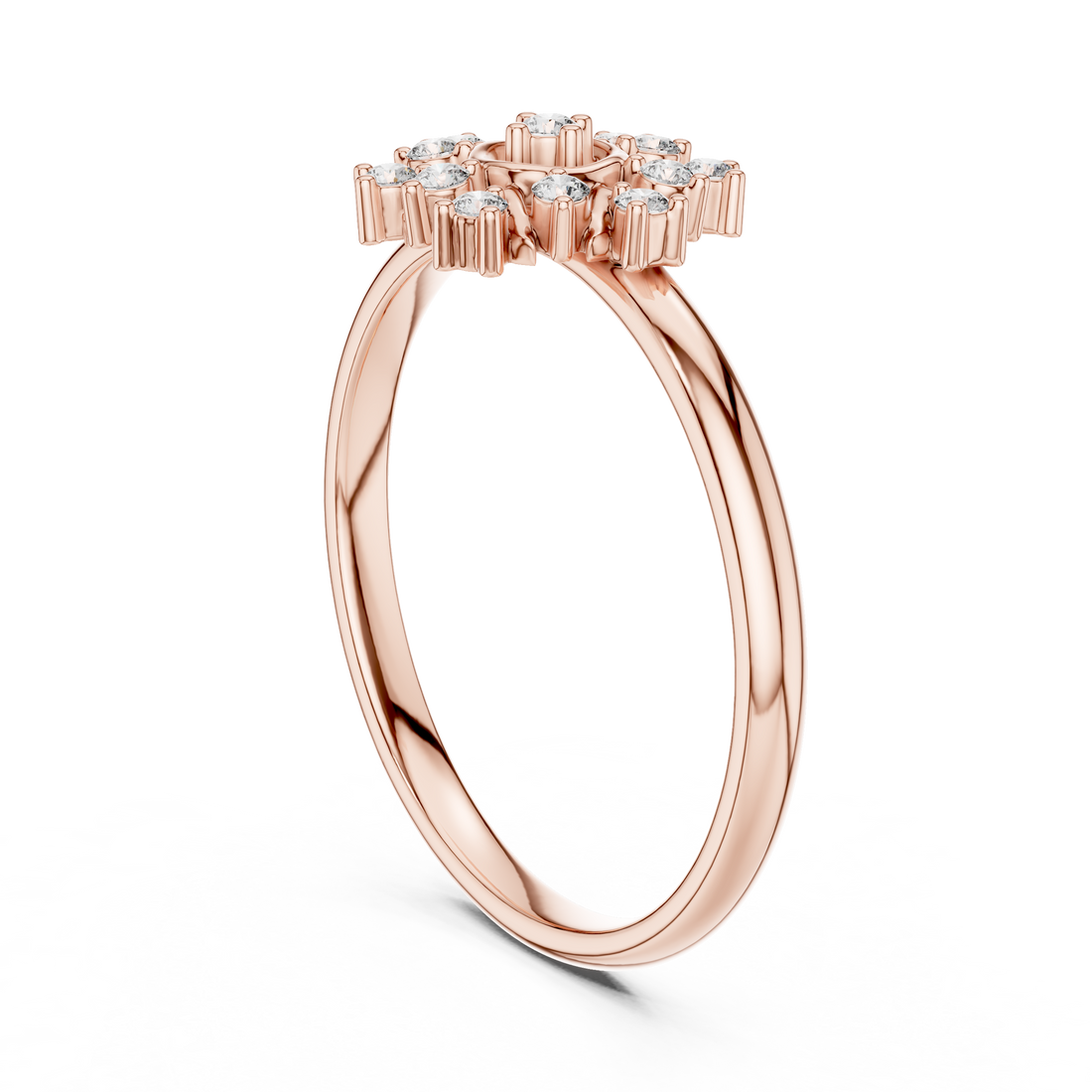 1 (409) - Fashion None Ring - White Gold