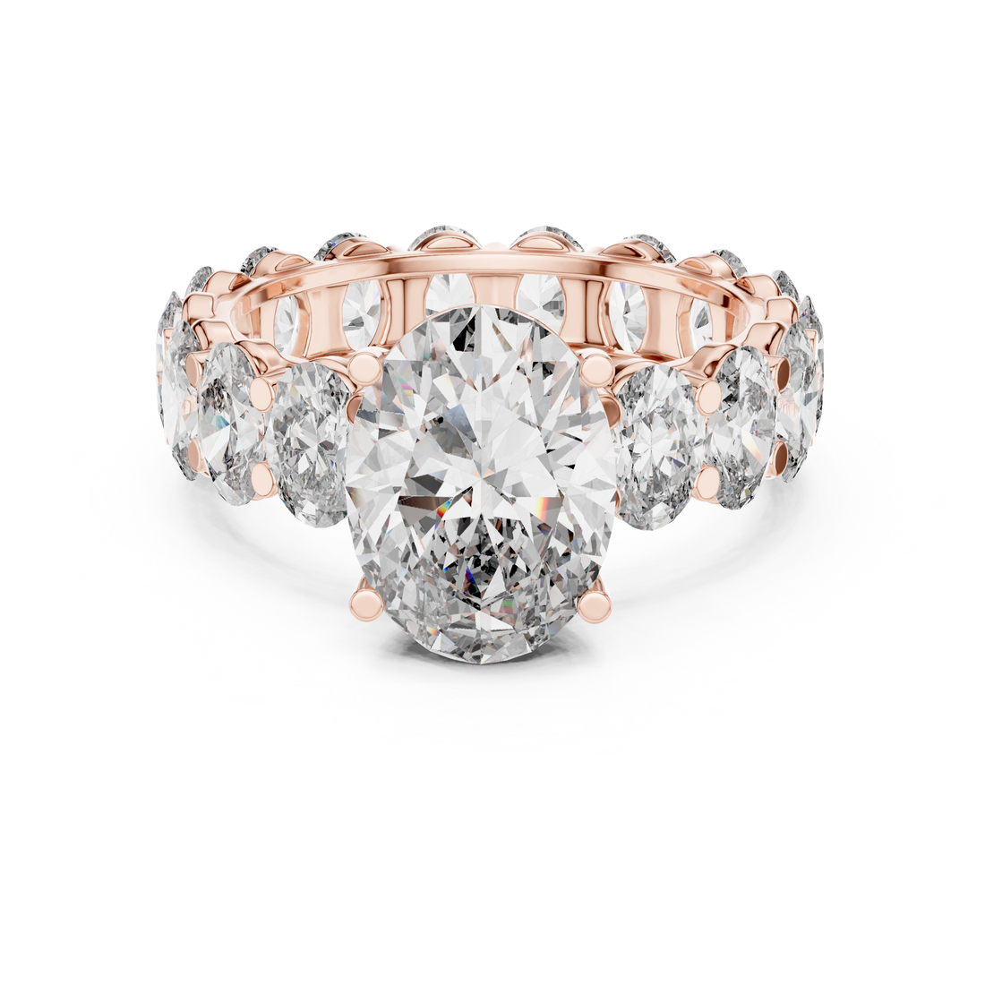 Eternity Ring - Oval | DDLR-198 - Rose Gold