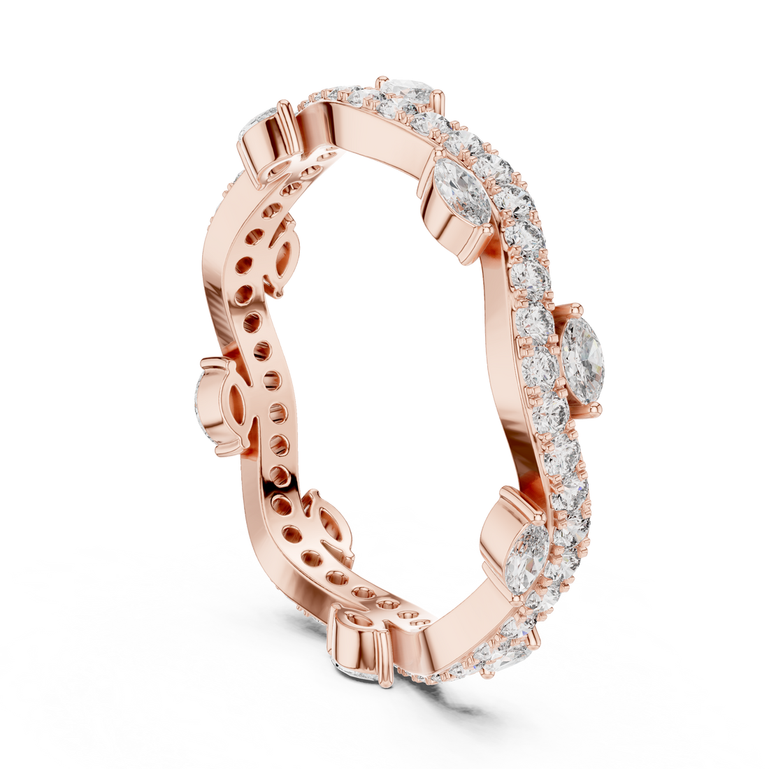 DDLR-237 - Eternity Marquise Ring - White Gold