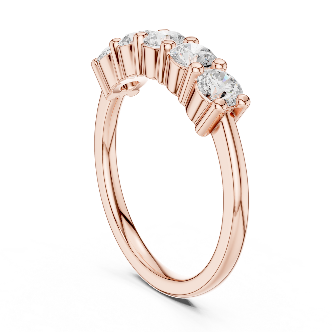 DDLR-615 - Eternity Round Ring - White Gold