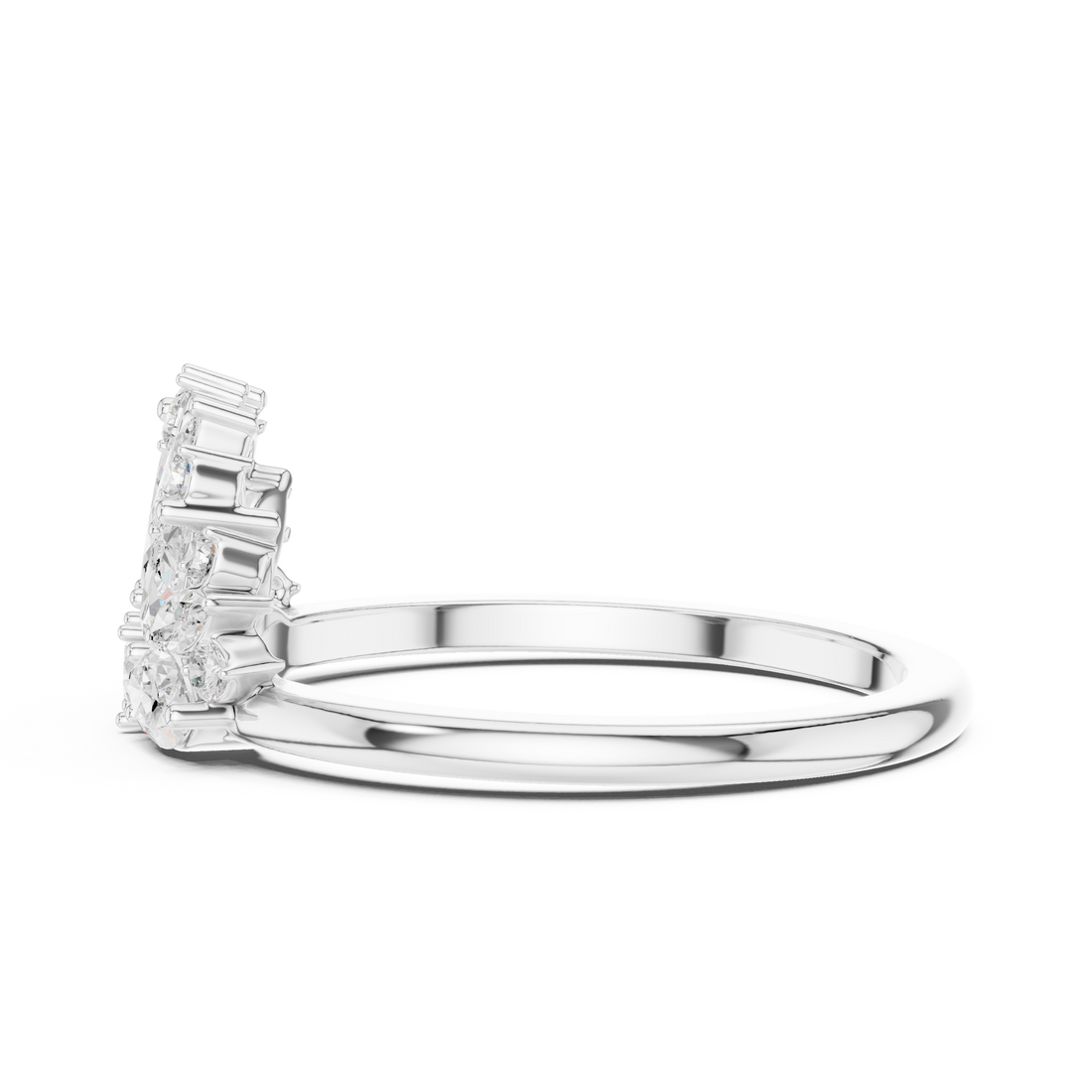 Fashion Ring - Marquise | SBWR(51) - White Gold