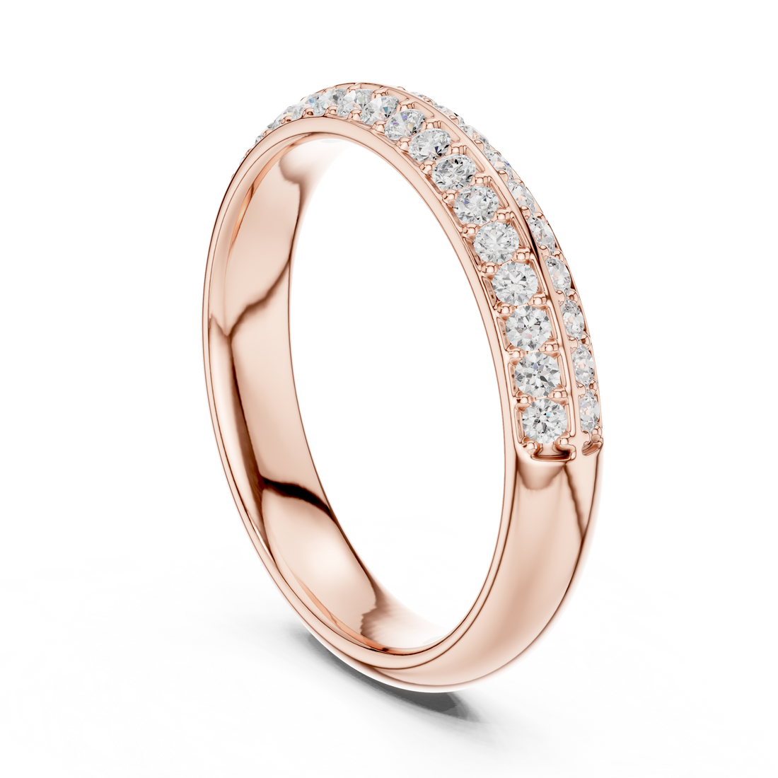 DDLR-575 - Eternity Round Ring - White Gold