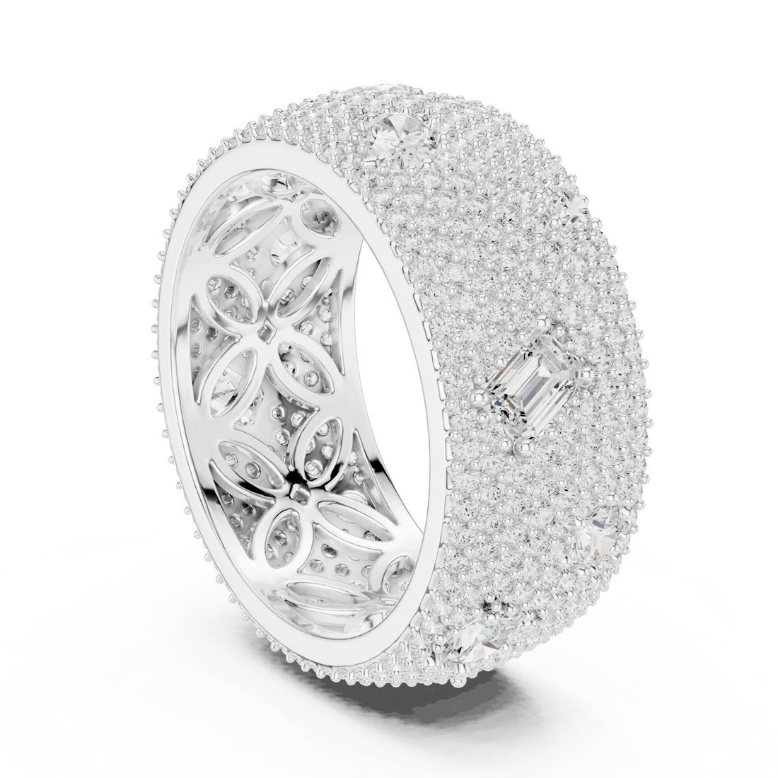 DDLR-304 - Eternity Unknown Ring - White Gold