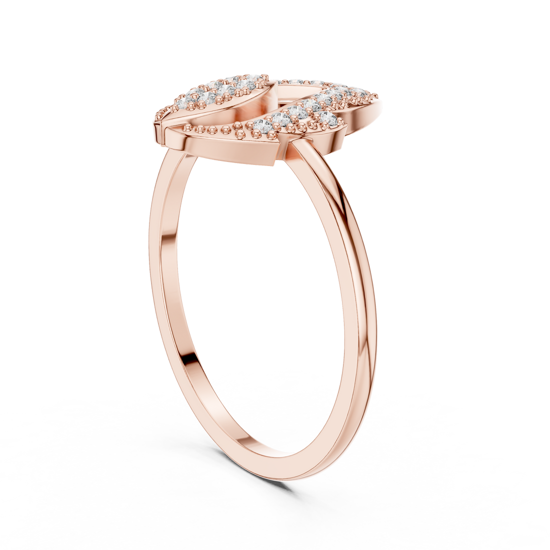 DR-6321 - Fashion Unknown Ring - White Gold