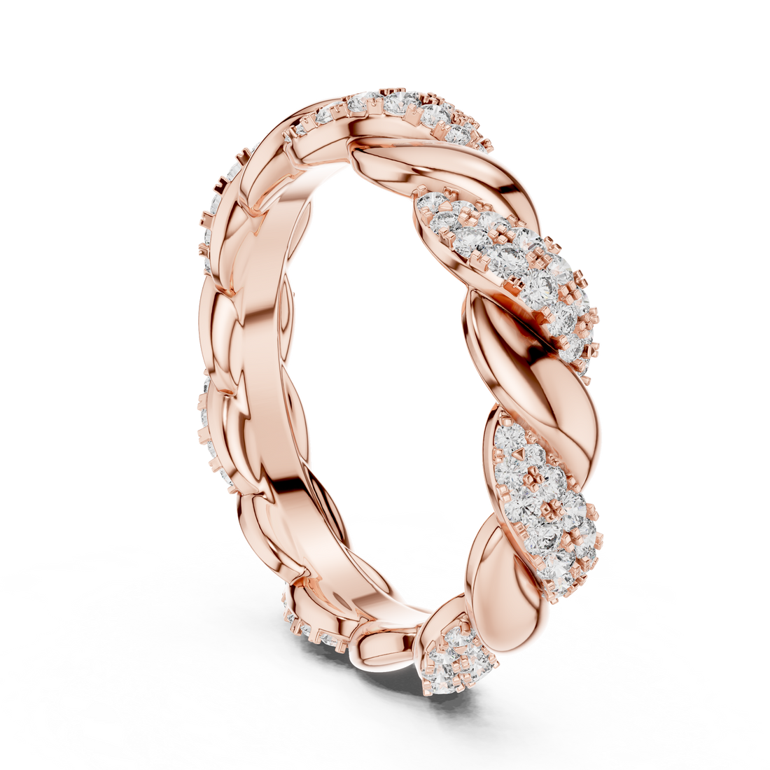 1170 - Eternity Round Ring - White Gold
