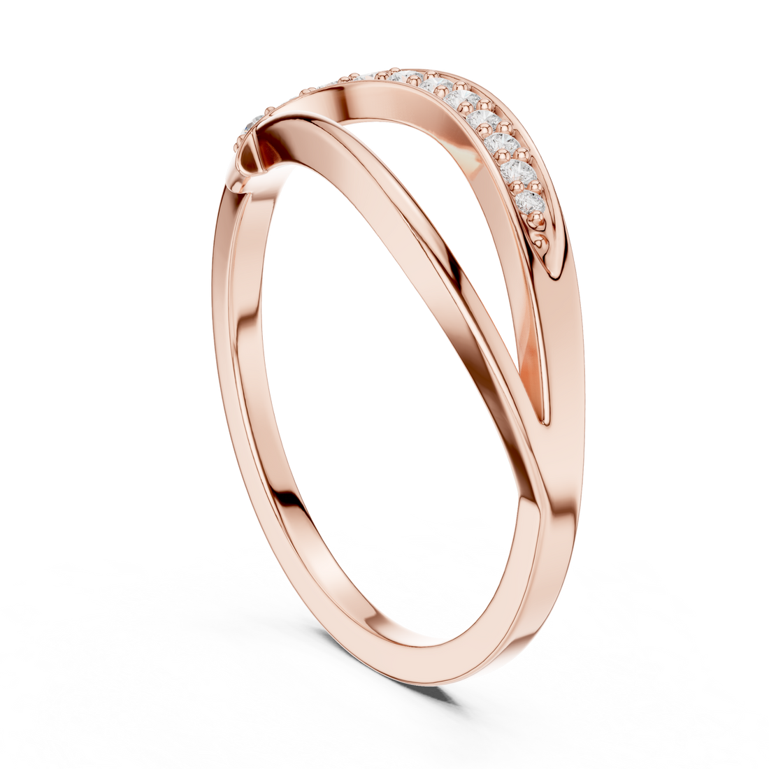 SBWR(2) - Fashion Round Ring - White Gold