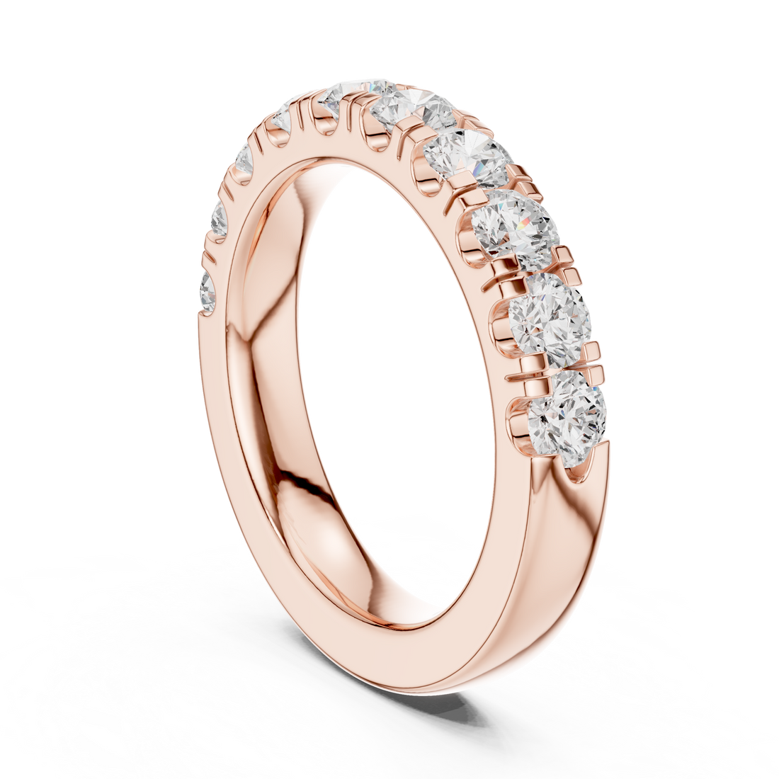 DDLR-599 - Eternity Round Ring - White Gold