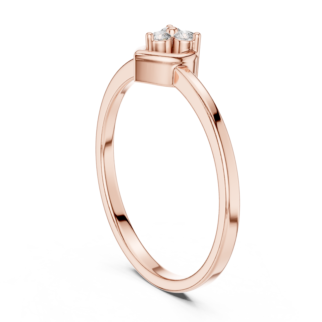 LR-01 (94) - Fashion Round Ring - White Gold