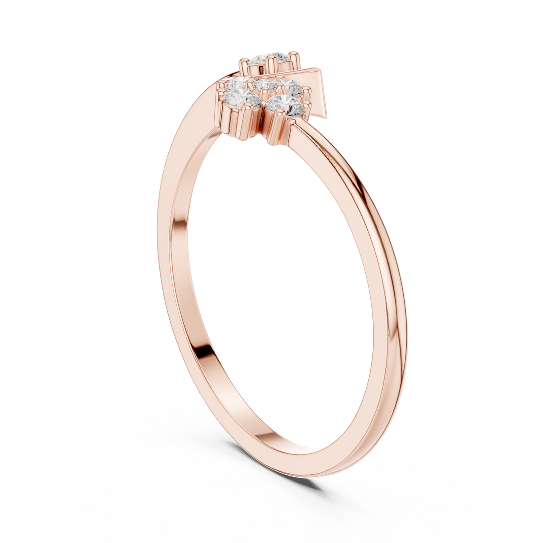 HLR-79 - Fashion Round Ring - White Gold