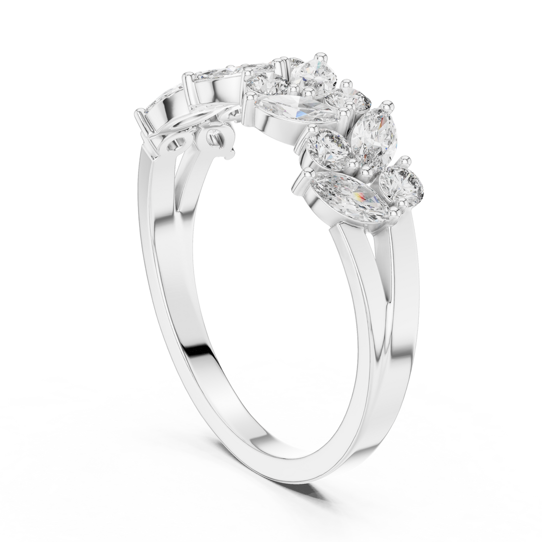 DDLR-248 - Fashion Marquise Ring - White Gold
