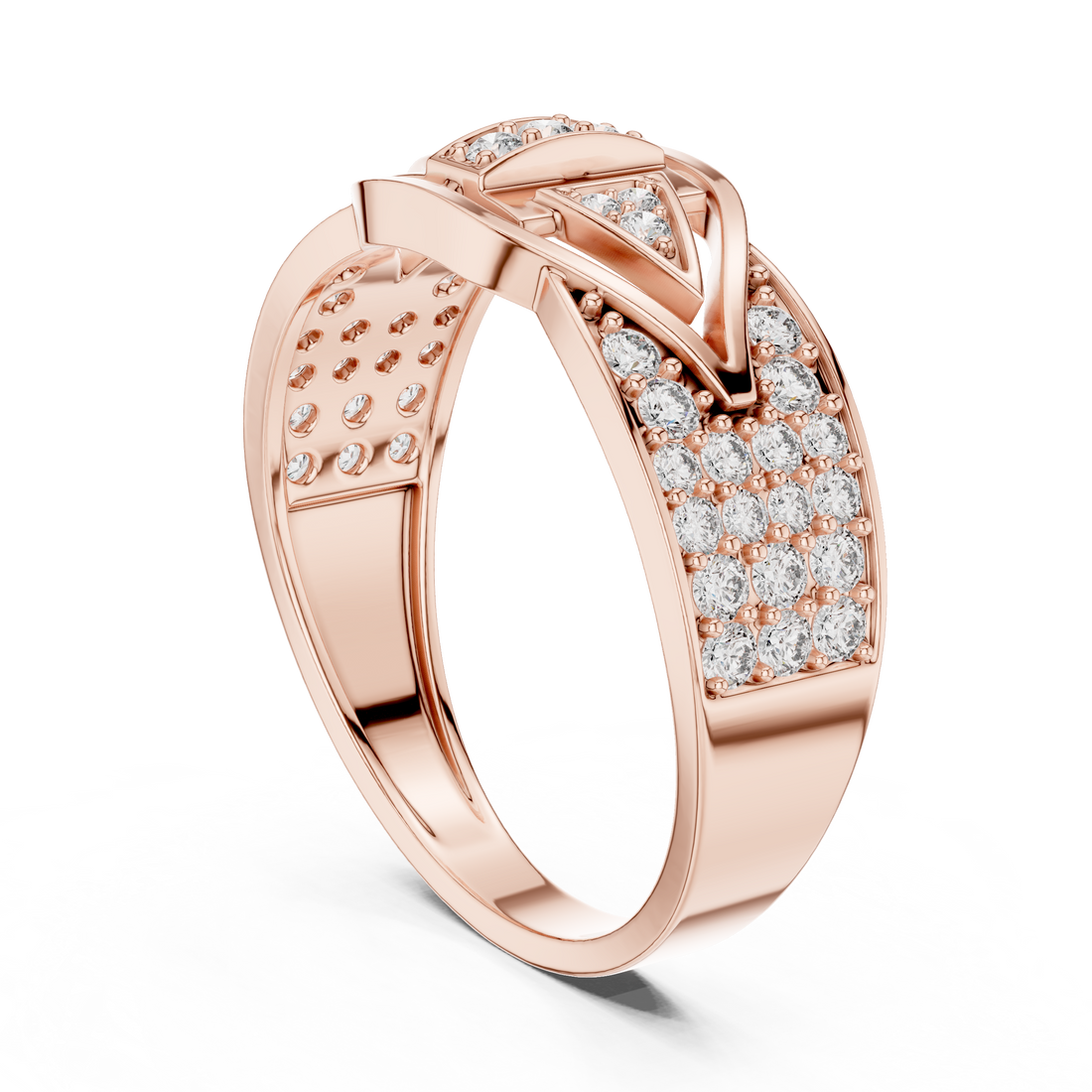 LR-01 (24) - Fashion Unknown Ring - White Gold