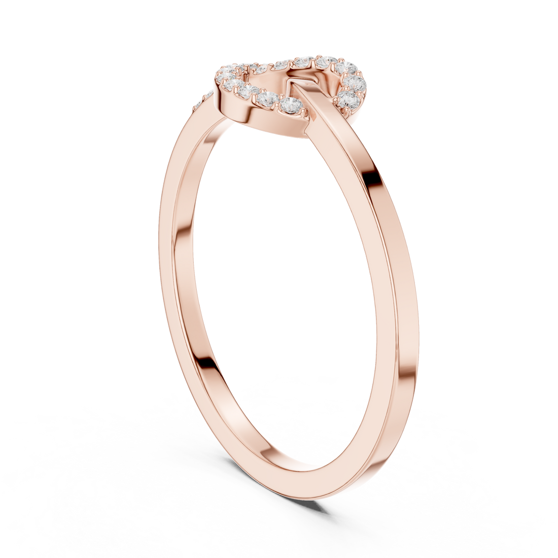 SBWR(5) - Fashion Round Ring - White Gold