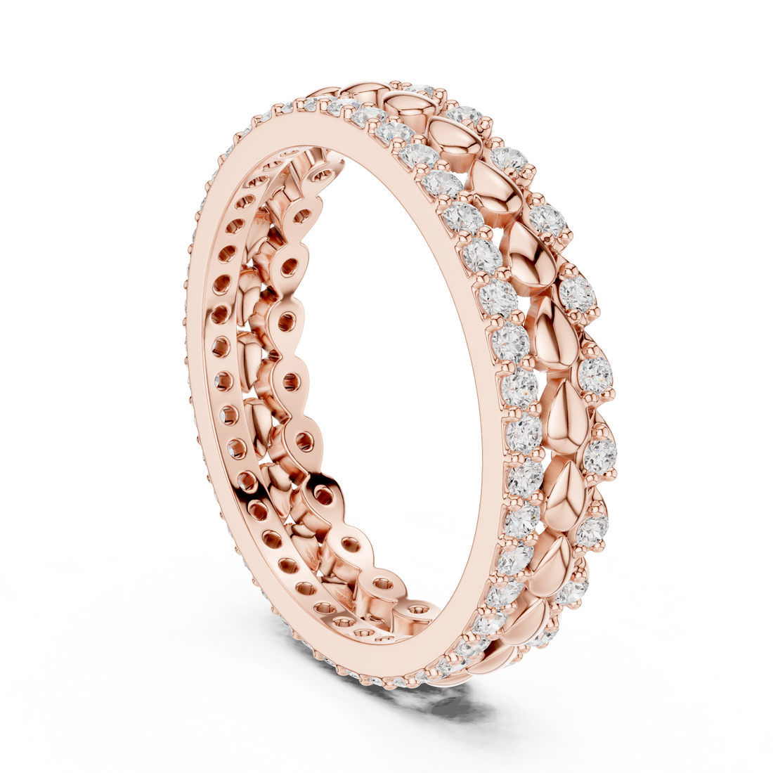 R39 - Eternity Round Ring - White Gold