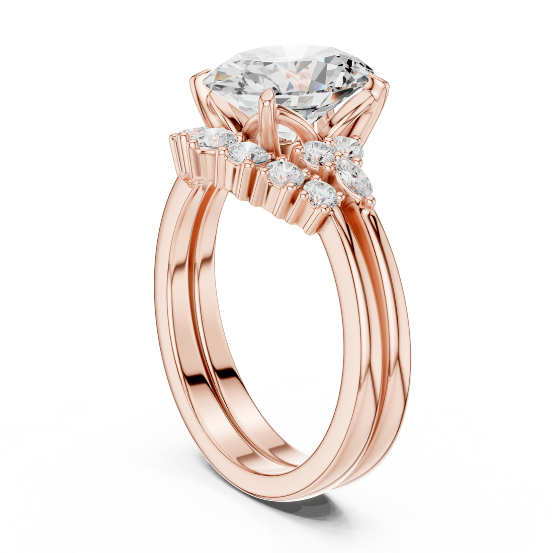 DDLR - 440 - OVAL - Solitaire Oval Ring - White Gold