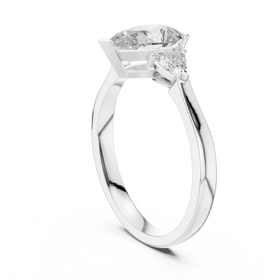 Fashion Ring - Pear | 00001L (26) - White Gold