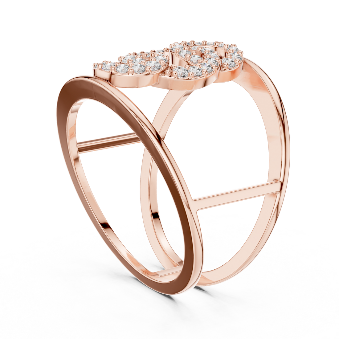 LR-01 (85) - Fashion Unknown Ring - White Gold