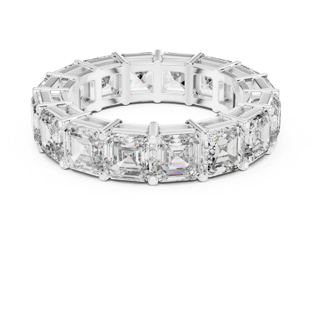 Eternity Ring - Emerald | DDLR-209 - Rose Gold