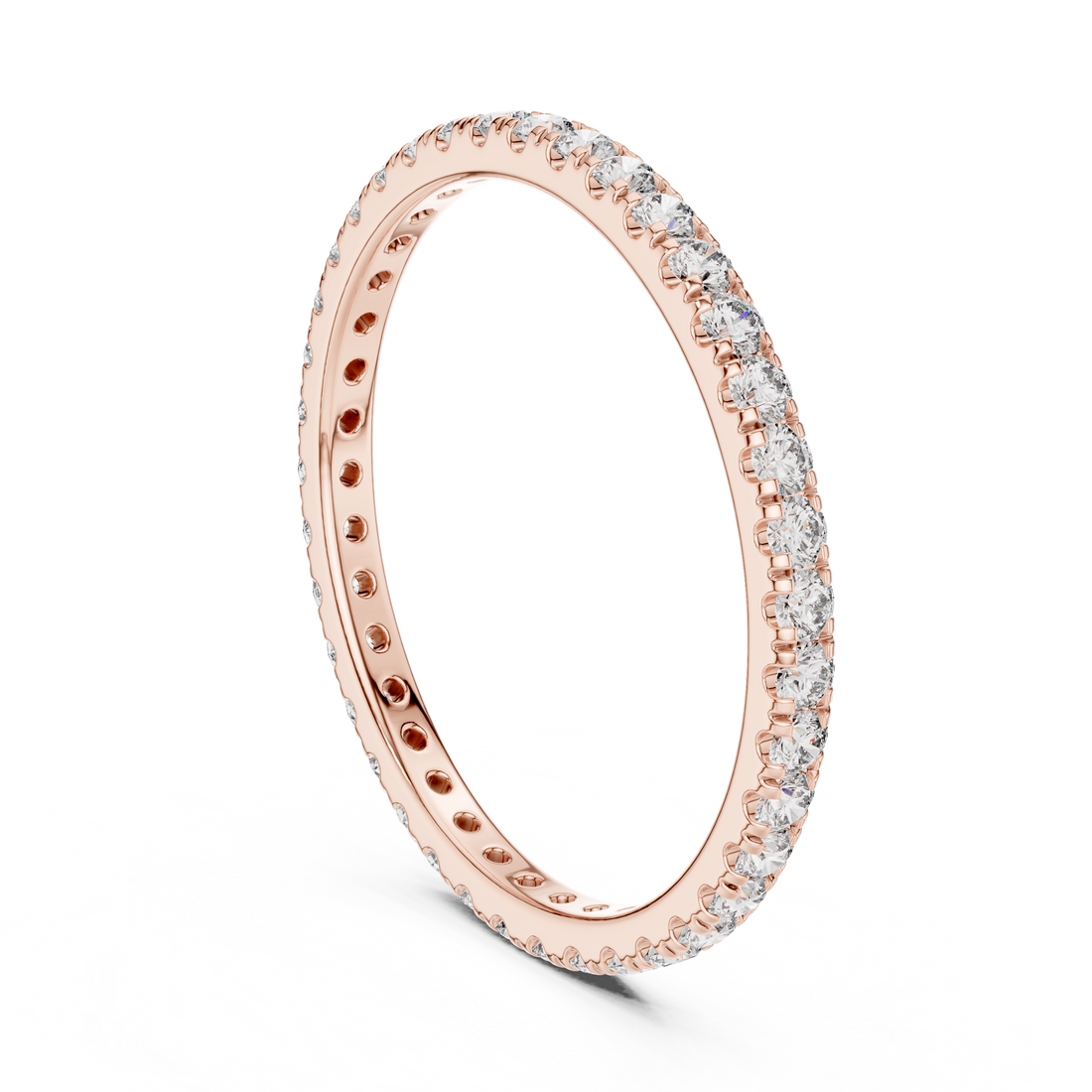 DDLR-212 - Eternity Round Ring - White Gold