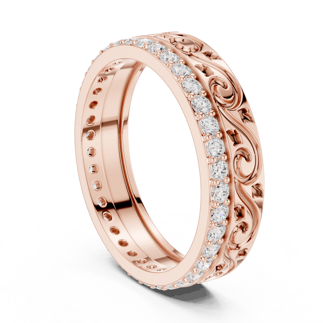 R22 - Eternity None Ring - White Gold