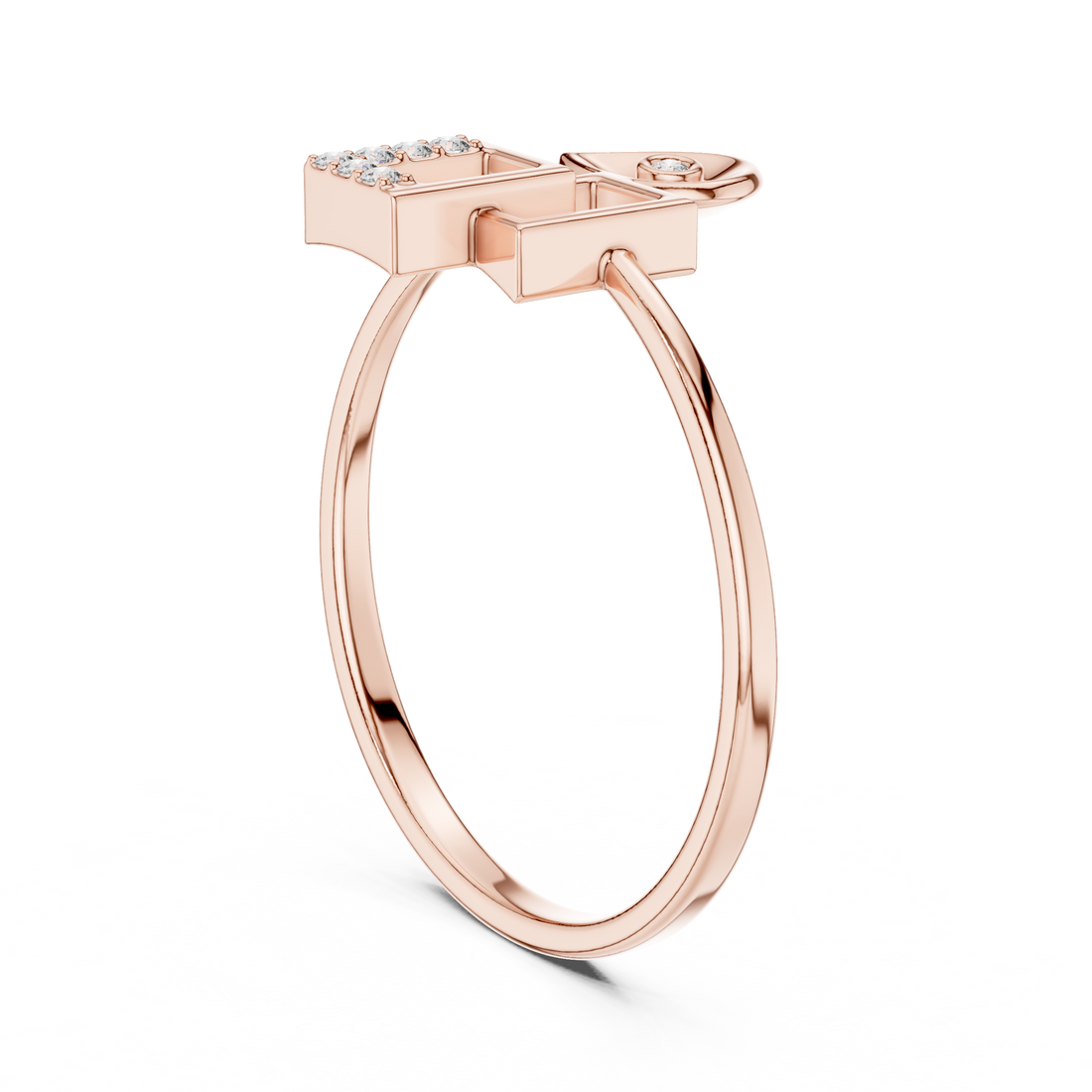 1 (156) - Fashion Unknown Ring - White Gold