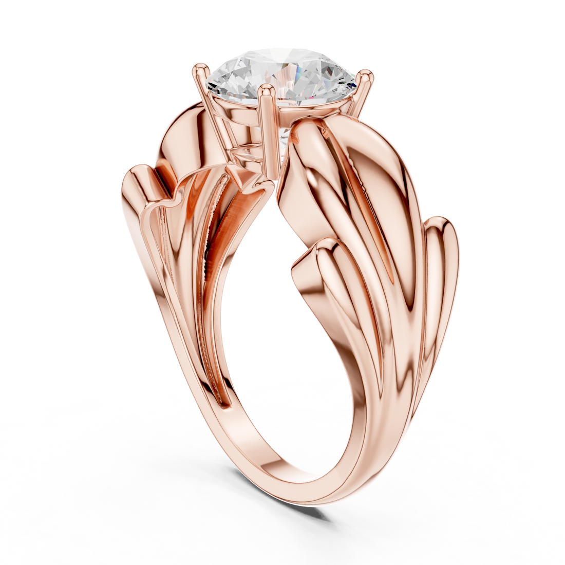 Fashion Ring - Round | DDLR-828 - White Gold