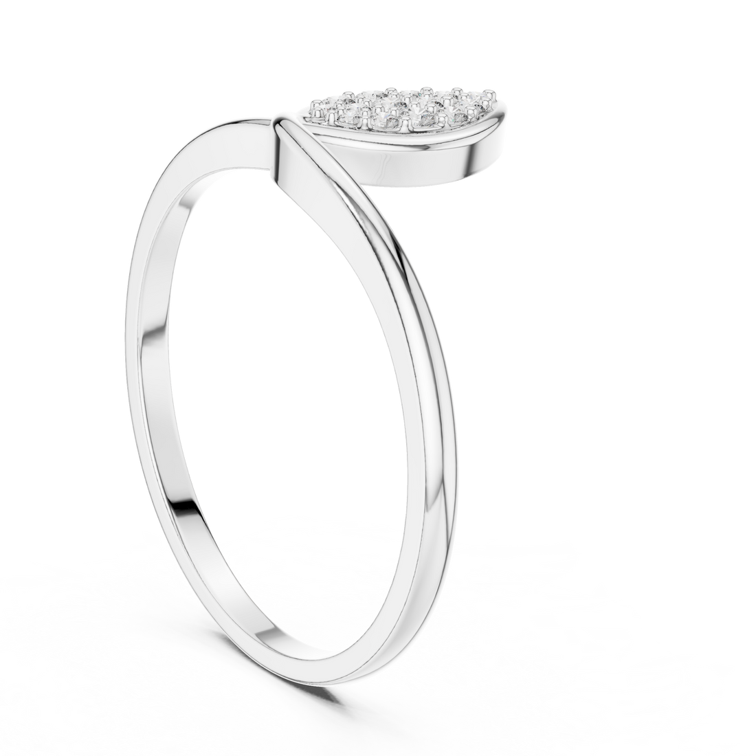 1 (186) - Fashion Unknown Ring - White Gold