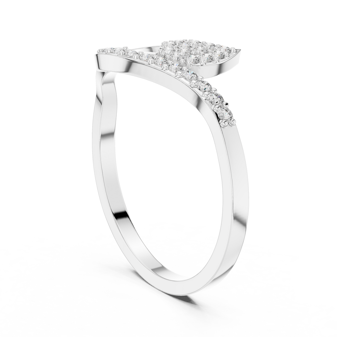 DR-4952 - Fashion Unknown Ring - White Gold