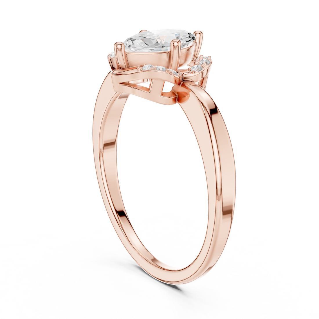 DDLR-513 - Fashion Marquise Ring - White Gold