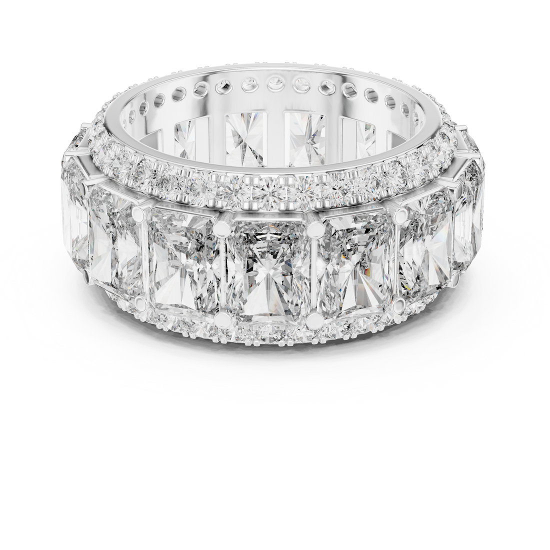 Eternity Ring - Radiant | DDLR-243 - Rose Gold