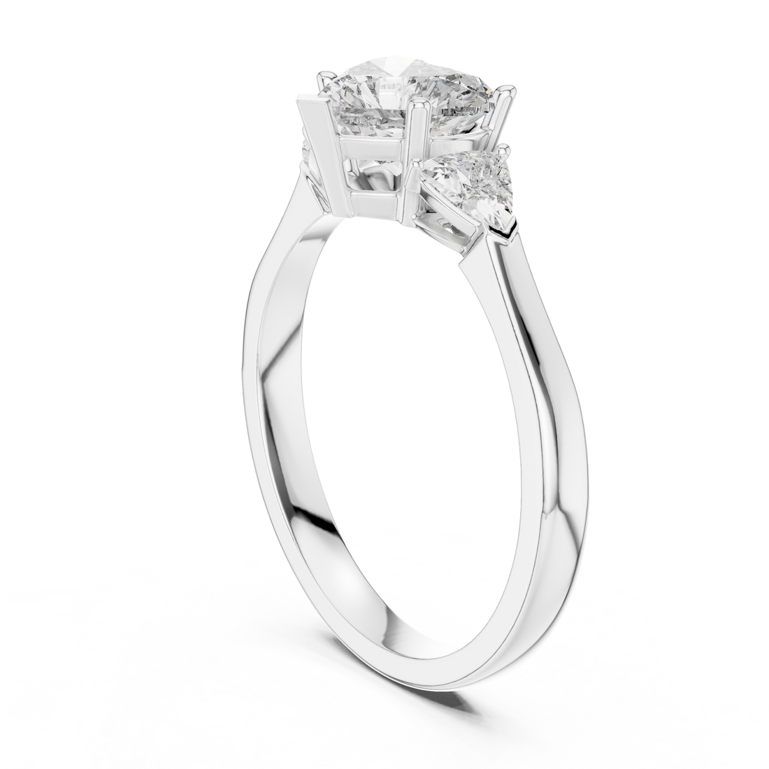 Fashion Ring - Heart | 00001L (30) - White Gold
