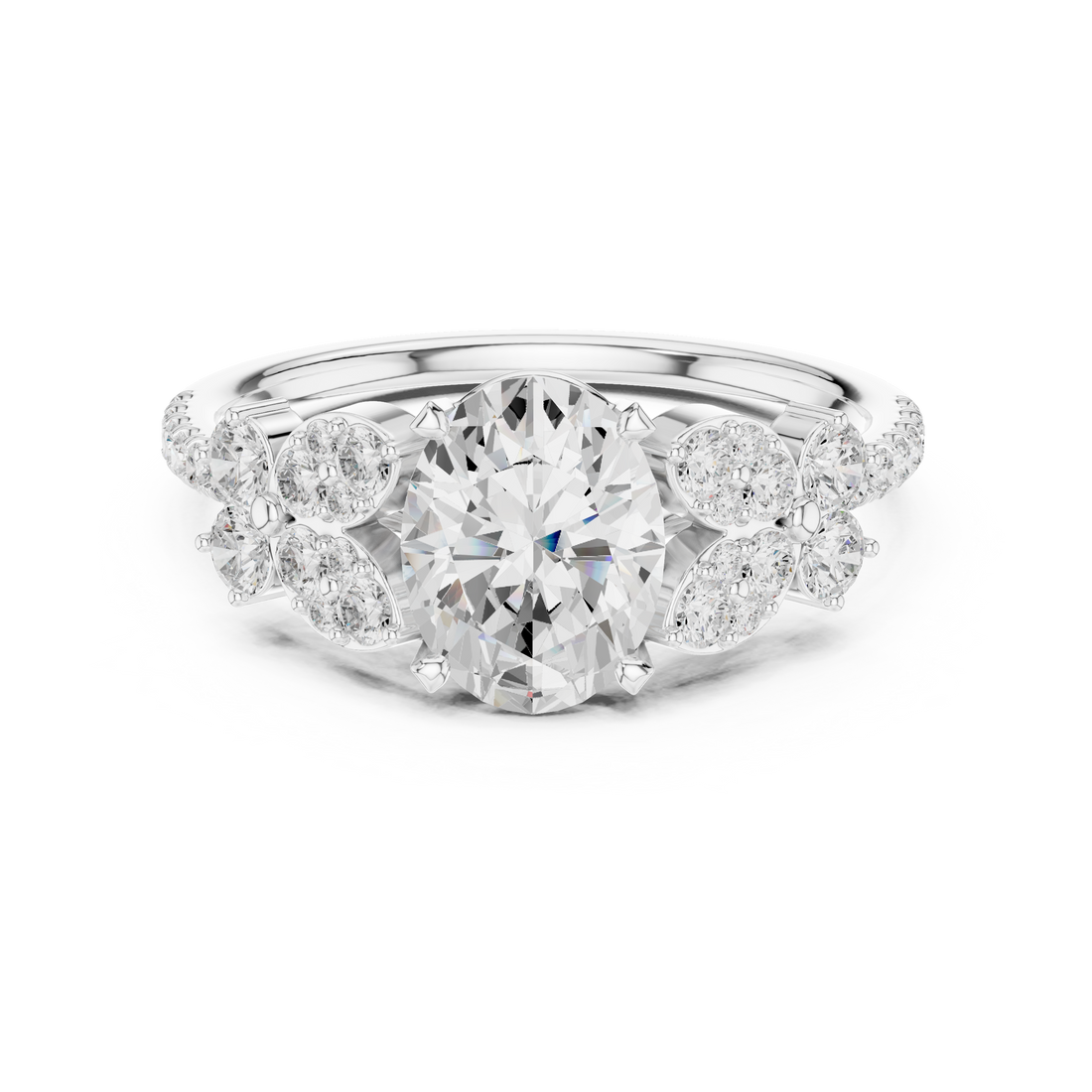 Fashion Ring - Oval | DDLR-1052 - Rose Gold