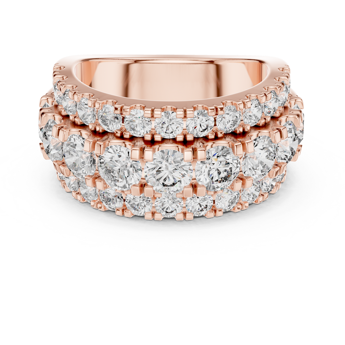 Fashion Ring - Round | DDLR-047 - Rose Gold