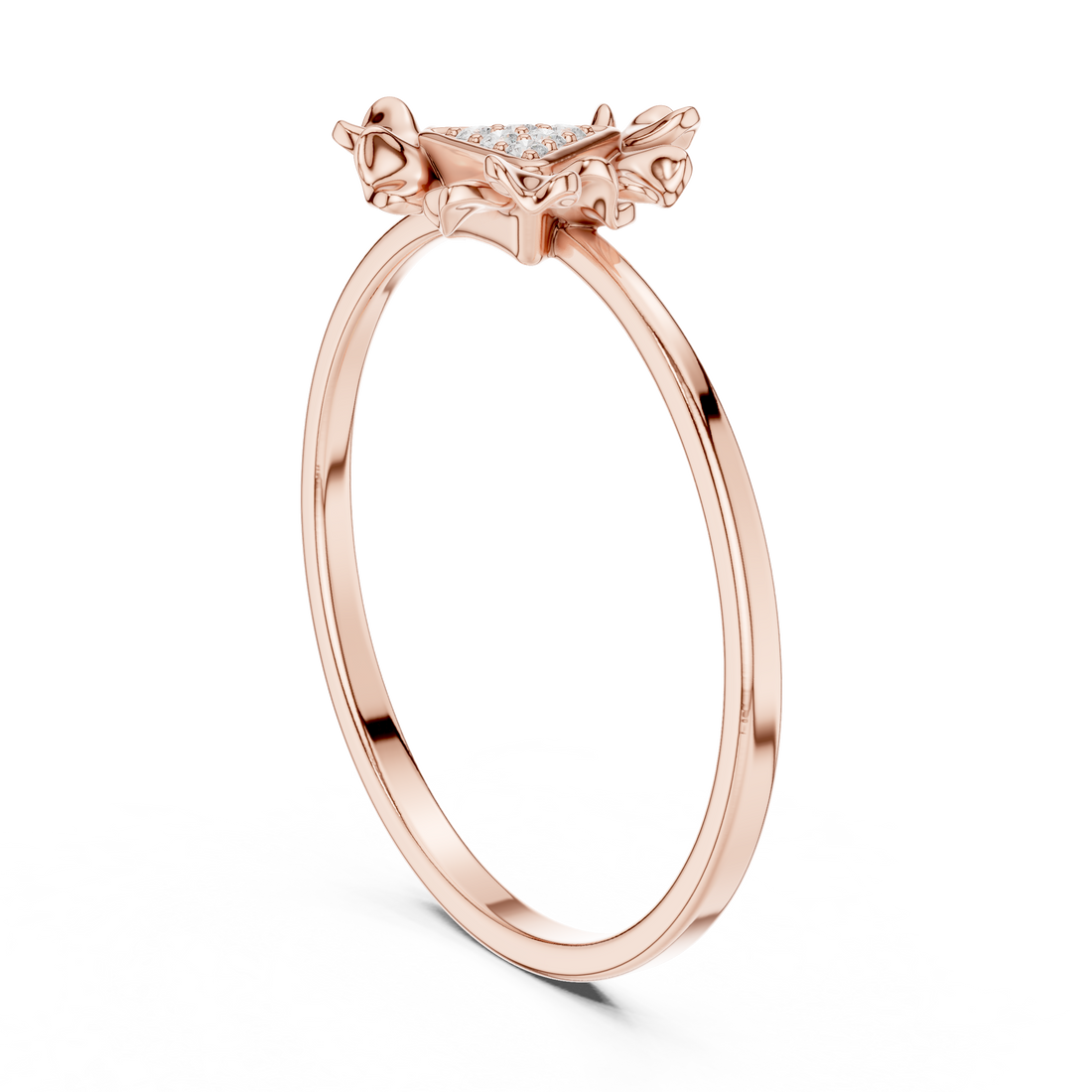1 (112) - Fashion Unknown Ring - White Gold