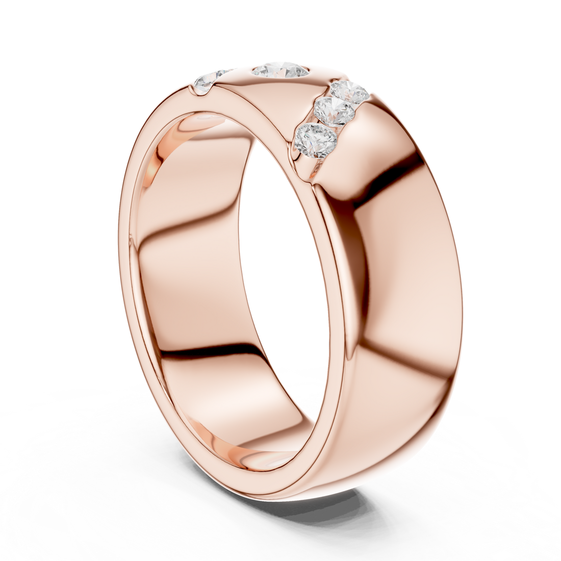 DDLR-426 - Fashion Round Ring - White Gold