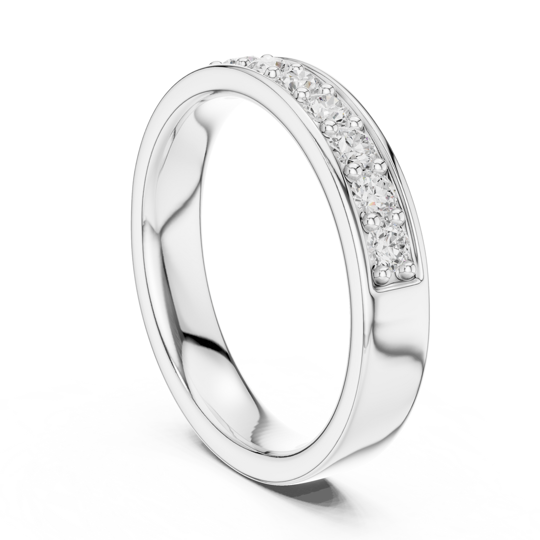 DDLR-577 - Eternity Round Ring - White Gold