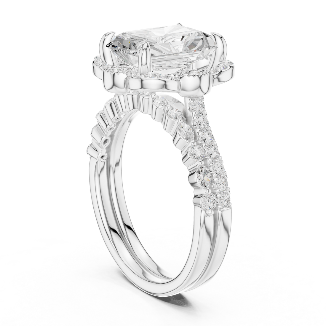 Fashion Ring - Radiant | DDLR-442 -RA - White Gold
