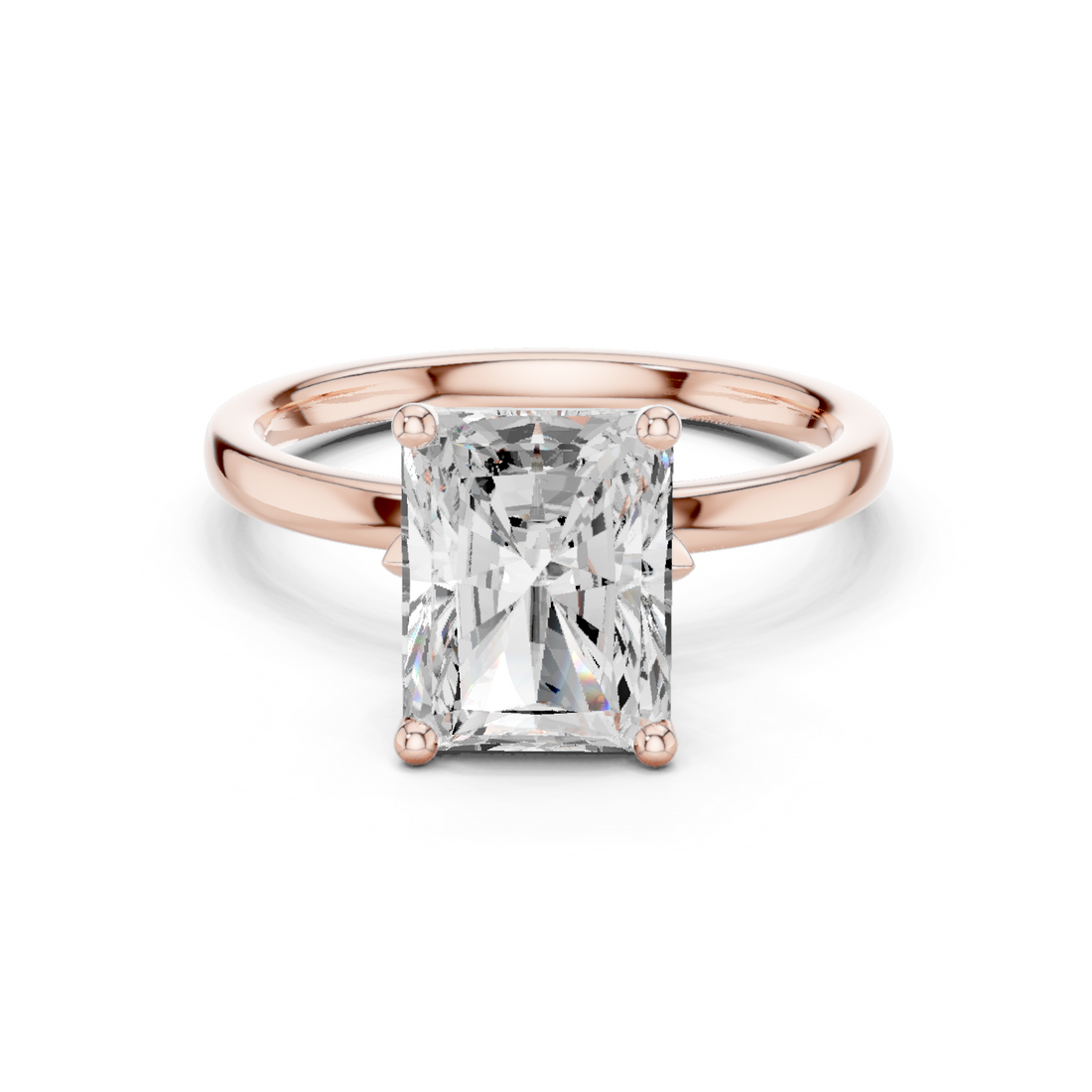 Solitaire Ring - Radiant | DDLR-170-RA - White Gold
