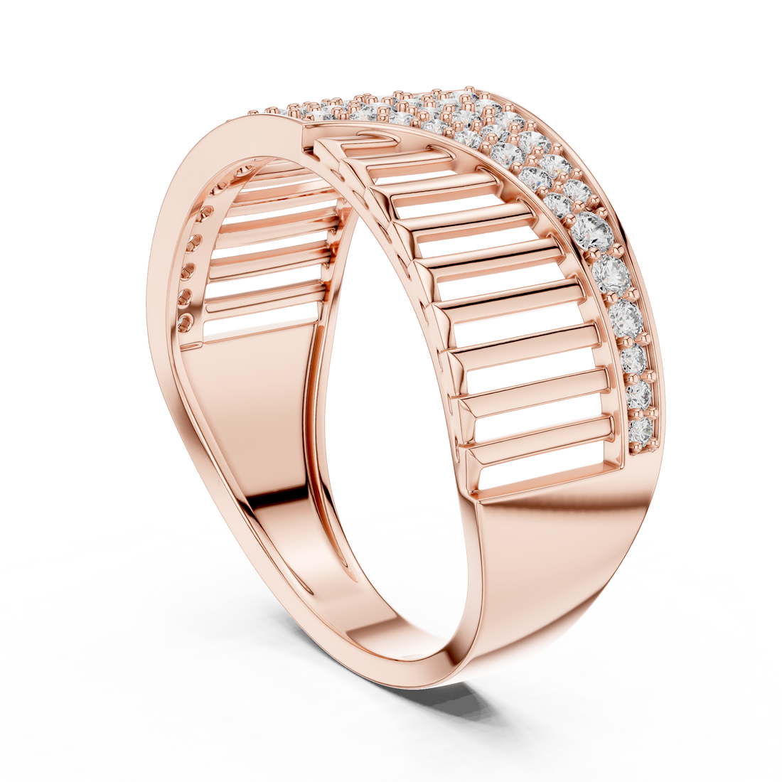 LR-01 (11) - Fashion Unknown Ring - White Gold